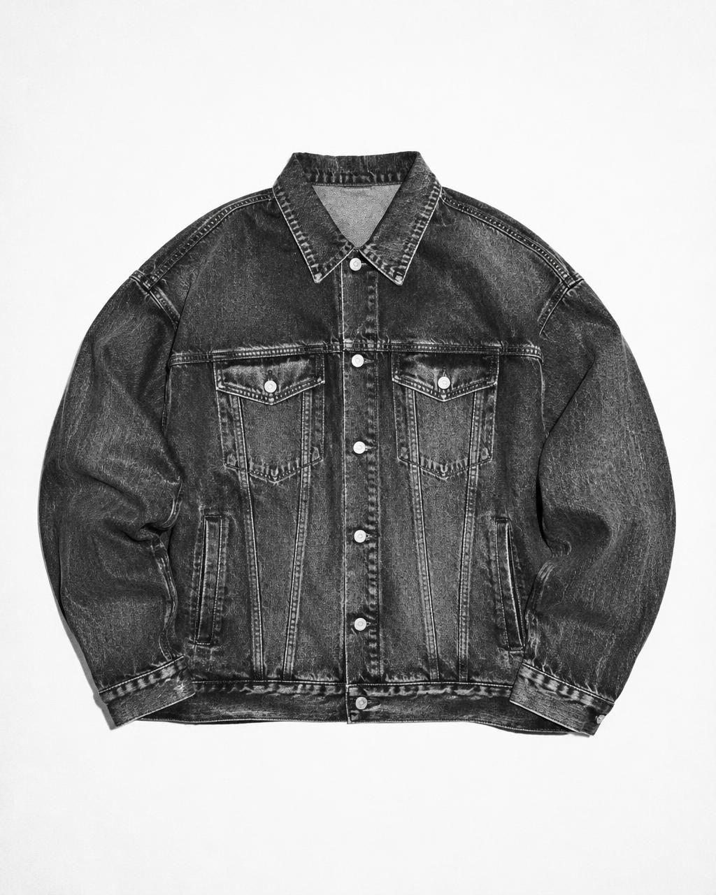 Distressed Denim Jacket
